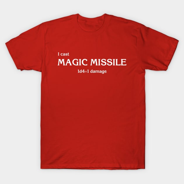 D&D: Magic Missile T-Shirt by Kiaxet